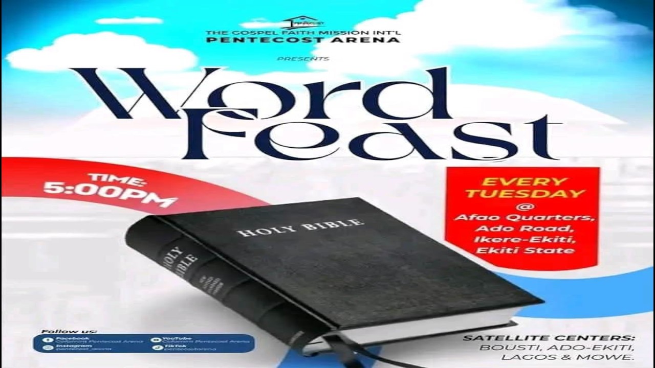 Gofamint Pentecost Arena || MID WEEK SERVICE || WORD FEAST ||  17th March 2026