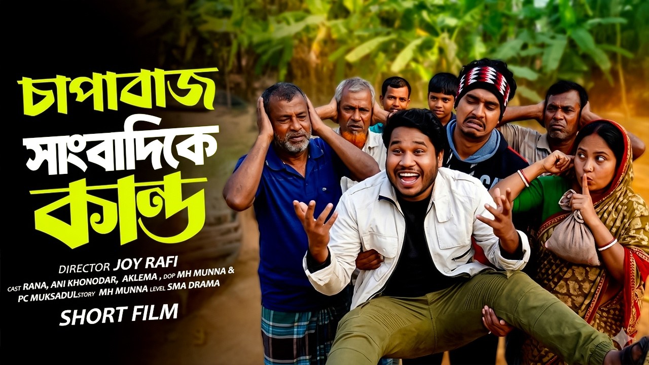 চাপাবাজ সাংবাদিকের কান্ড 😀 || Bangla New Fanny Short Films || Rubel Raj || Sma Drama 