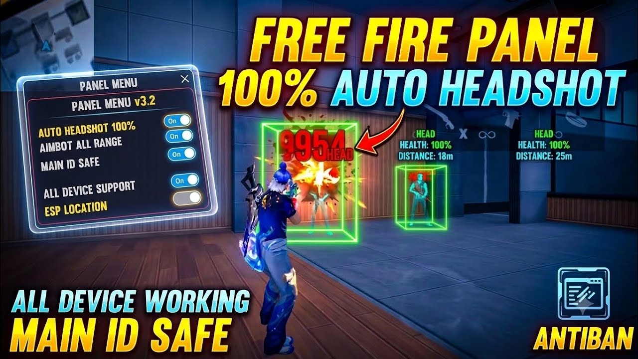 OB55 Free Fire Panel Mobile 🔥 FF Antiban Panel | Free Fire Hack New 😈 FF Injector 2026 | FF Panel