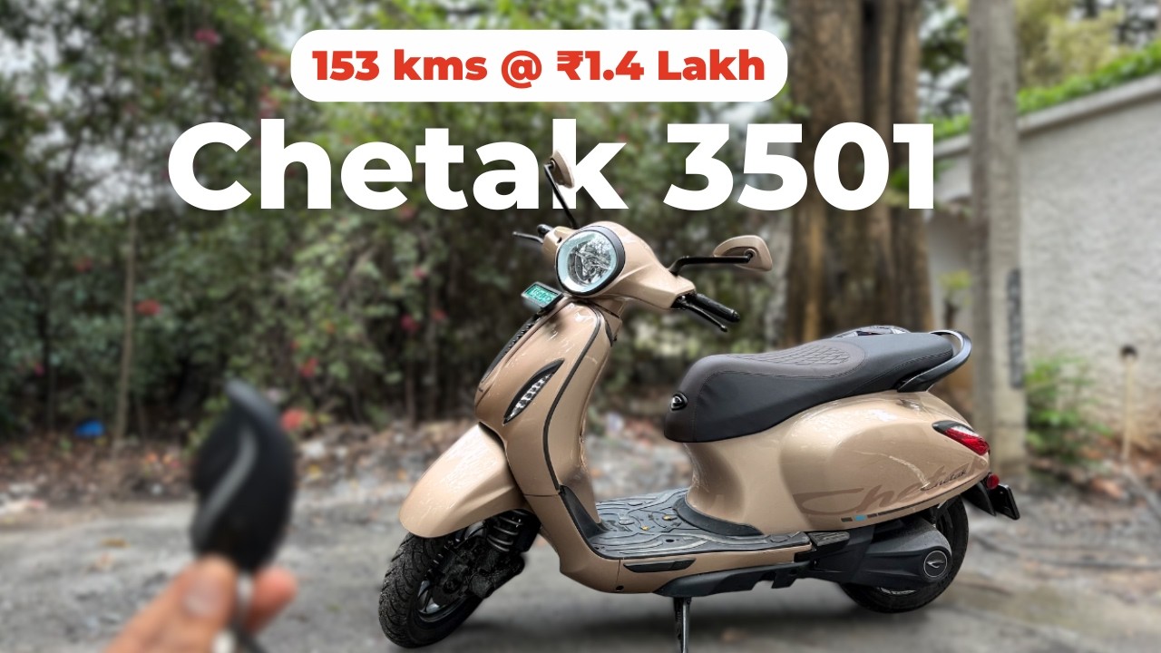 ₹1.4 Lakh Chetak 3501: Value For Money, Finally? Full Ride Review - Range, Dashboard & Hidden Issues