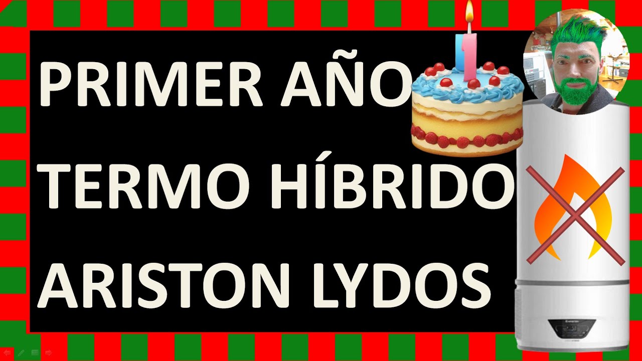 🎂Primer año con mi termo Ariston Lydos Hybrid Wifi de 100 litros y cómo consigo engañarle