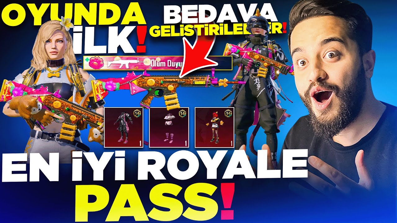 BEDAVA Y&Uuml;KSELTİLEBİLİR SCAR-L VEREN ROYALE PASS GELDİ! (EFSANE) PUBG Mobile