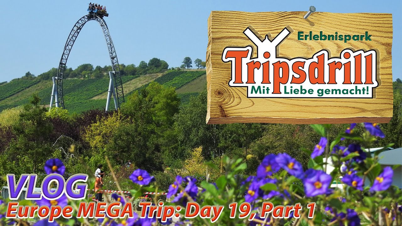 Coasters AND Culture at Erlebnispark Tripsdrill | VLOG | Europe MEGA Trip: Day 19, Part 1 | Aug 2019