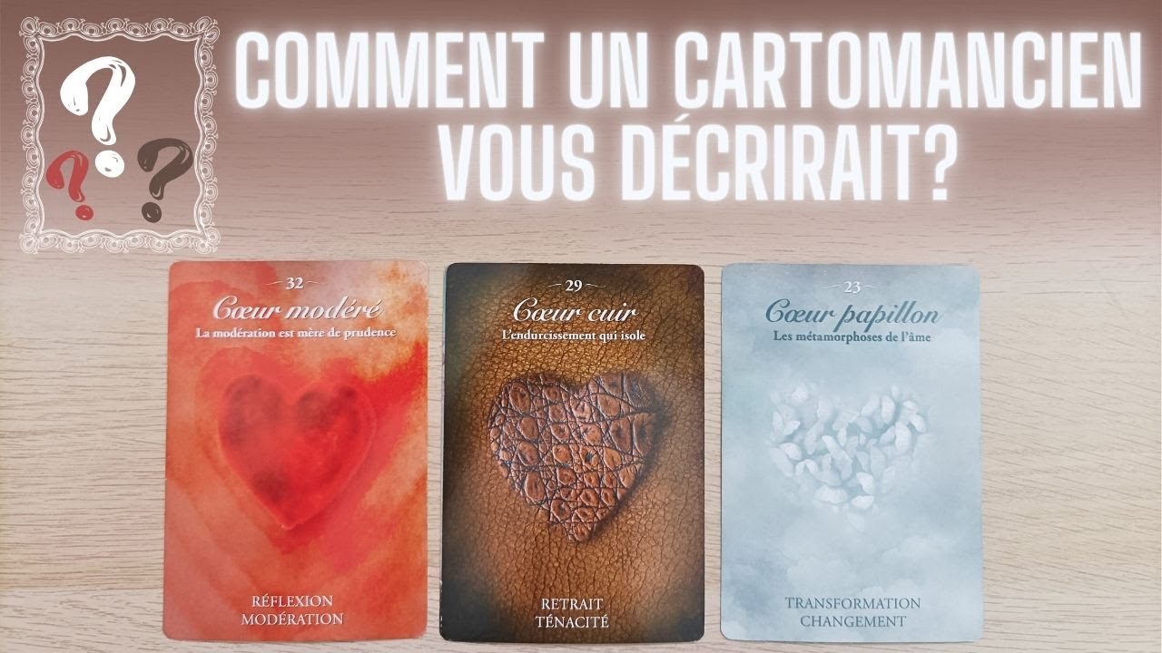 🌟COMMENT UN CARTOMANCIEN VOUS DECRIRAIT?🌟Tirage intemporel