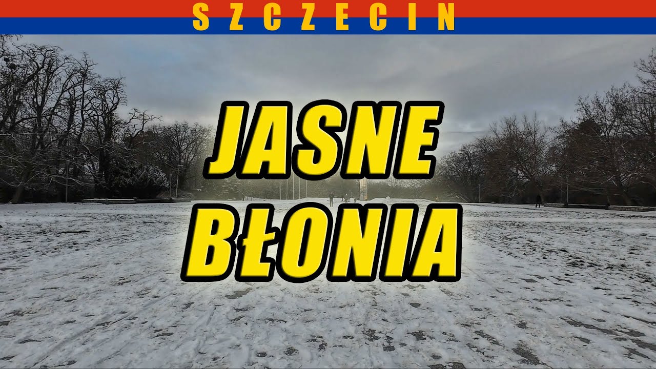Spacer w Szczecinie po Jasnych Błoniach. Grudzień 2023.