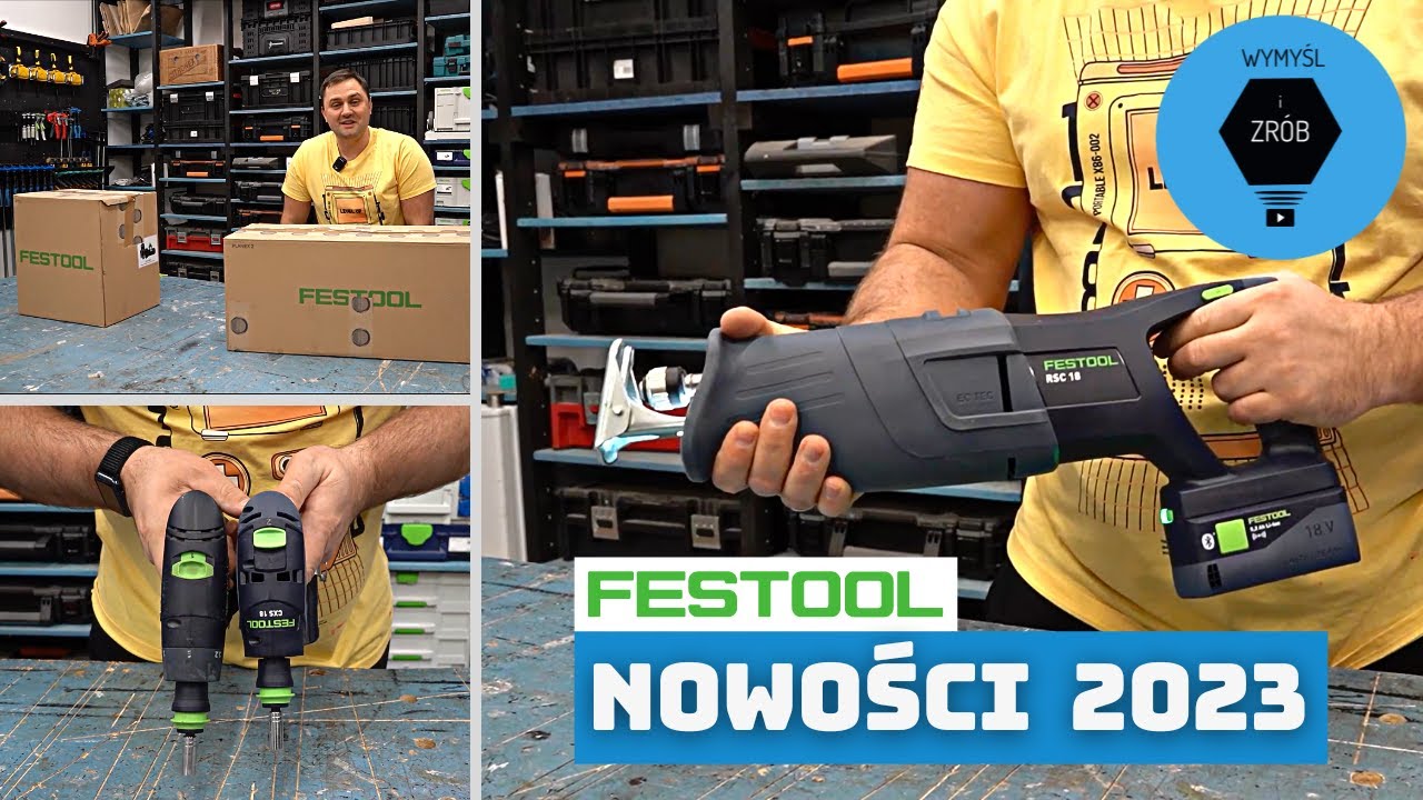 Nowości od Festoola - piła szablasta RSC 18, wkrętarki CXS 18 i TXS 18