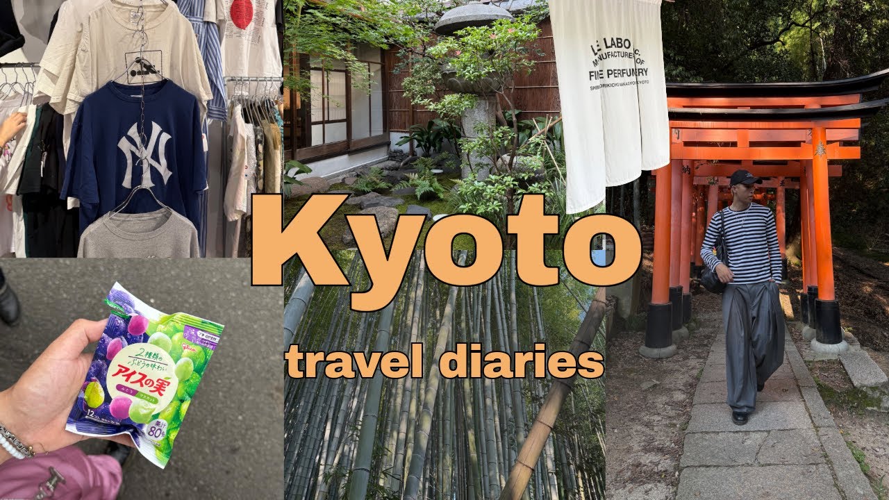 12h in Kyoto I shopping, exploring, lelabo cafe, vintage pickups & bamboo forest I Kyoto Vlog