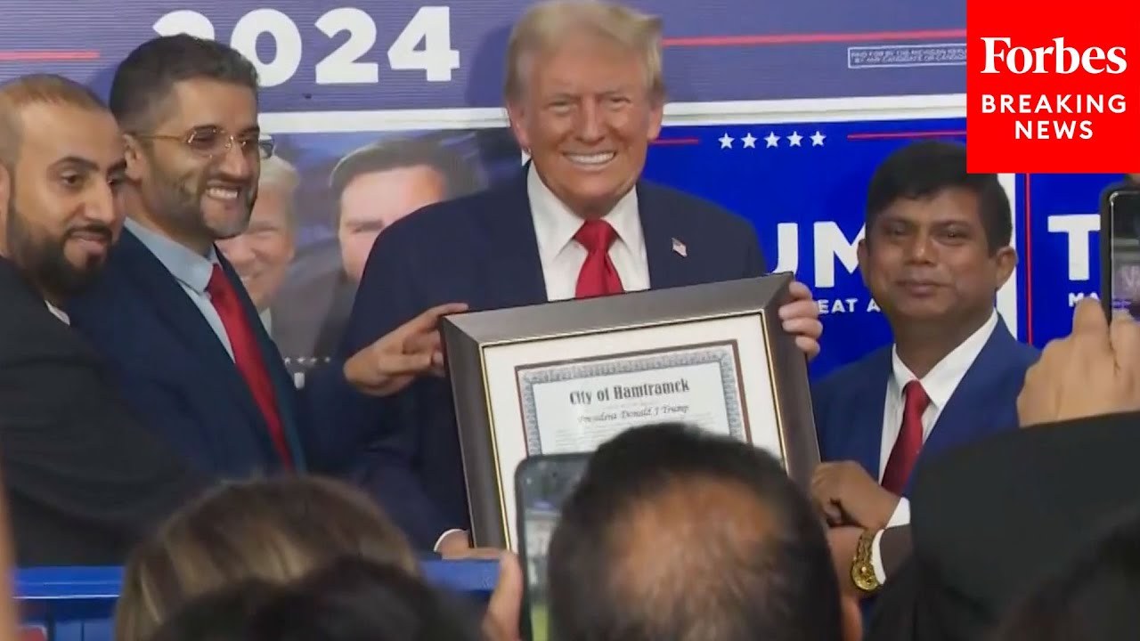 BREAKING: Trump Receives 'Certificate Of Appreciation' From Muslim Dem Mayor Of Hamtramck, Michigan