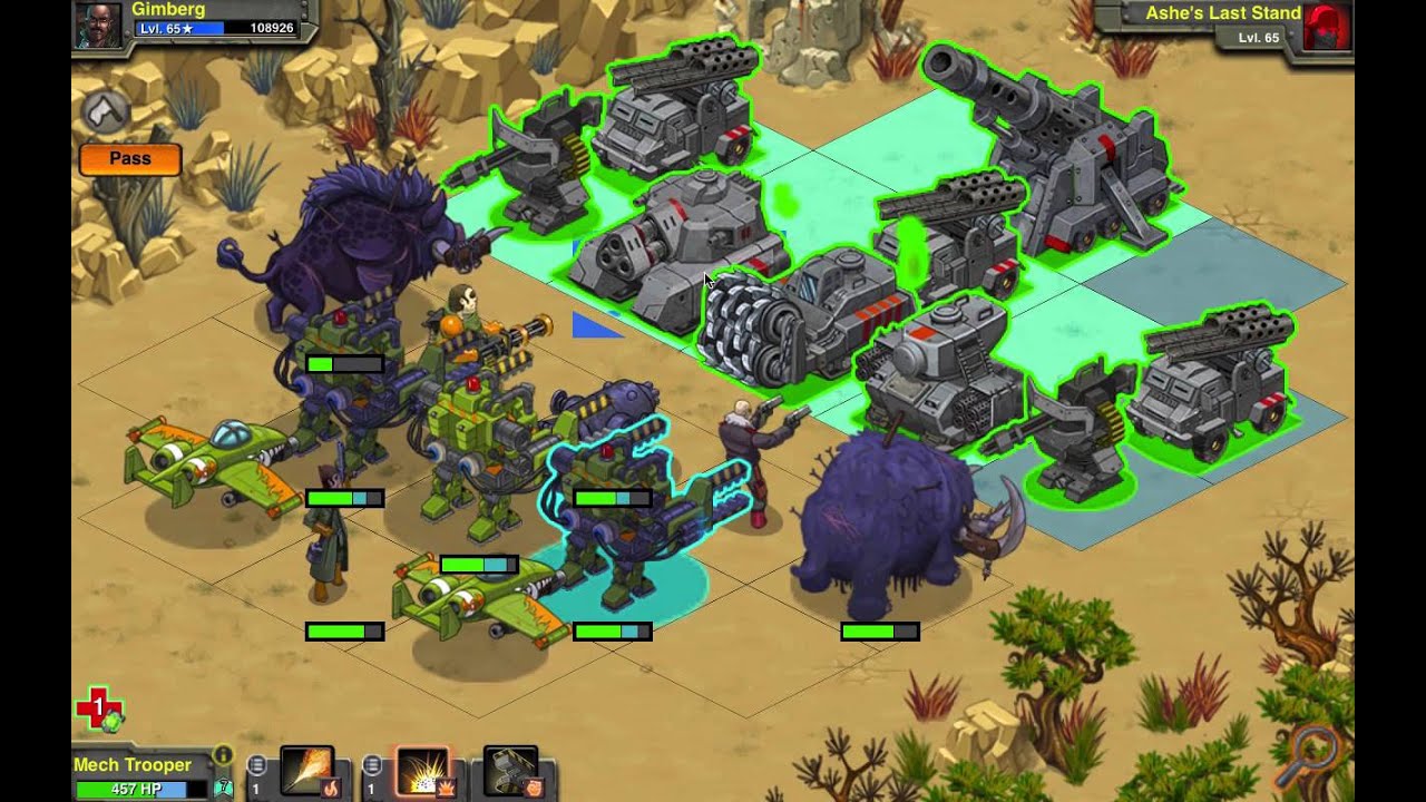 Battle Nations: General Ashe last stand (No losses)