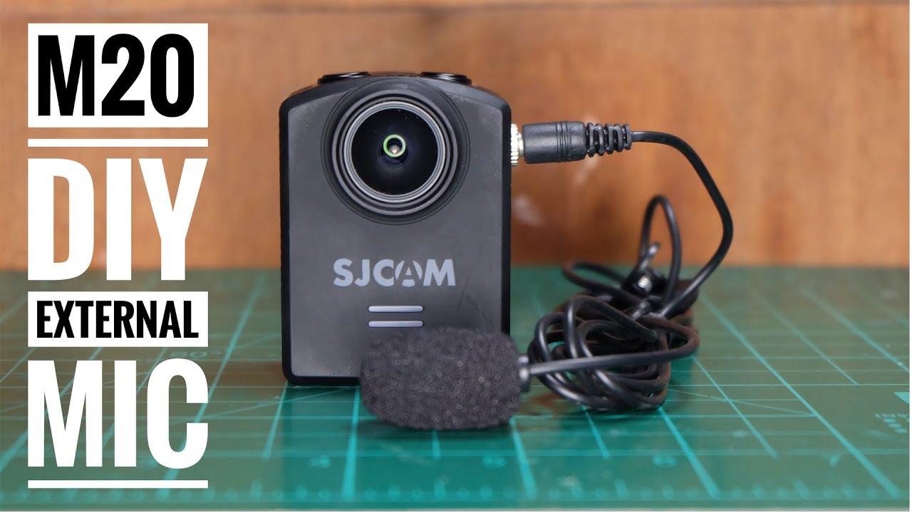 SJCAM M20 DIY external mic jack