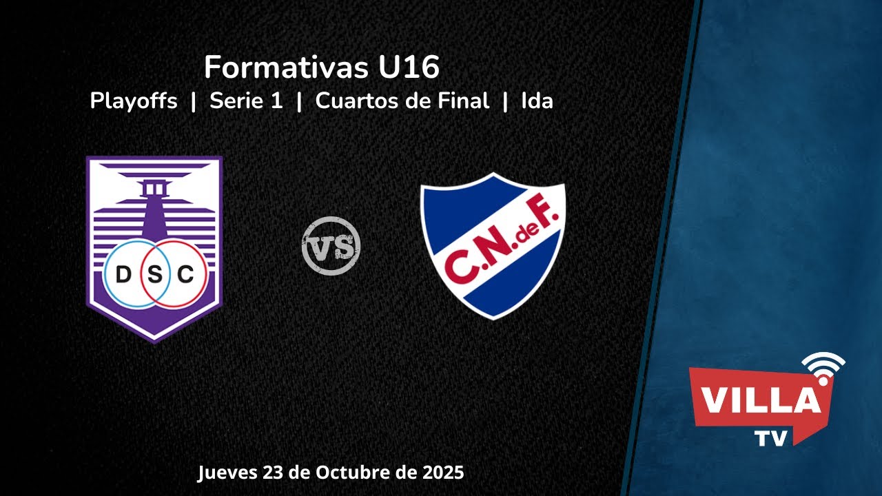Defensor - Nacional  | Formativas U16 | Playoffs | Serie 1 | Cuartos de Final | Ida