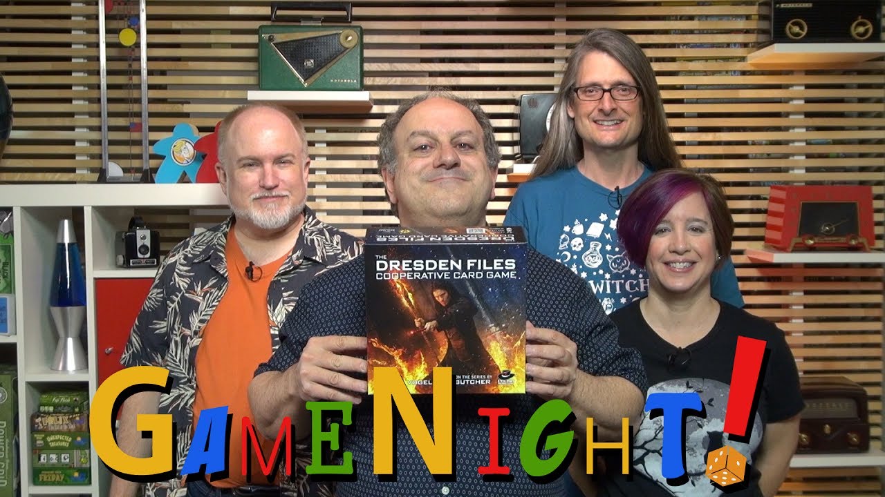 The Dresden Files Cooperative Card Game - GameNight! Se5 Ep10 - How to Play and Playthrough