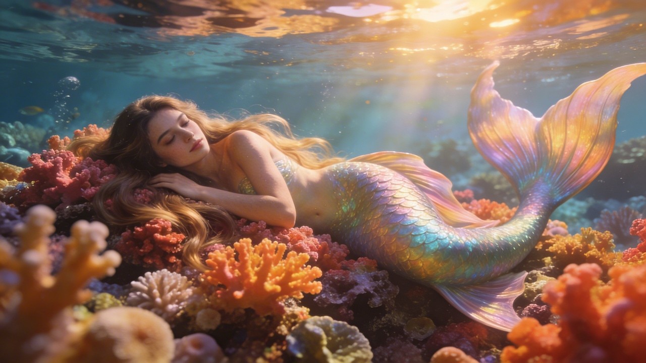 Relaxing Mermaid Music 🌊 Música Relajante para Dormir, Estudiar y Meditar (1 Hour)