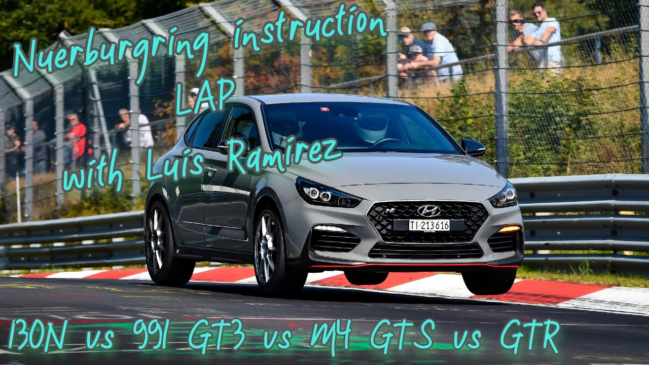 Nürburgring instruction lap with Luis Ramirez 24h racedriver - I30N Fastback