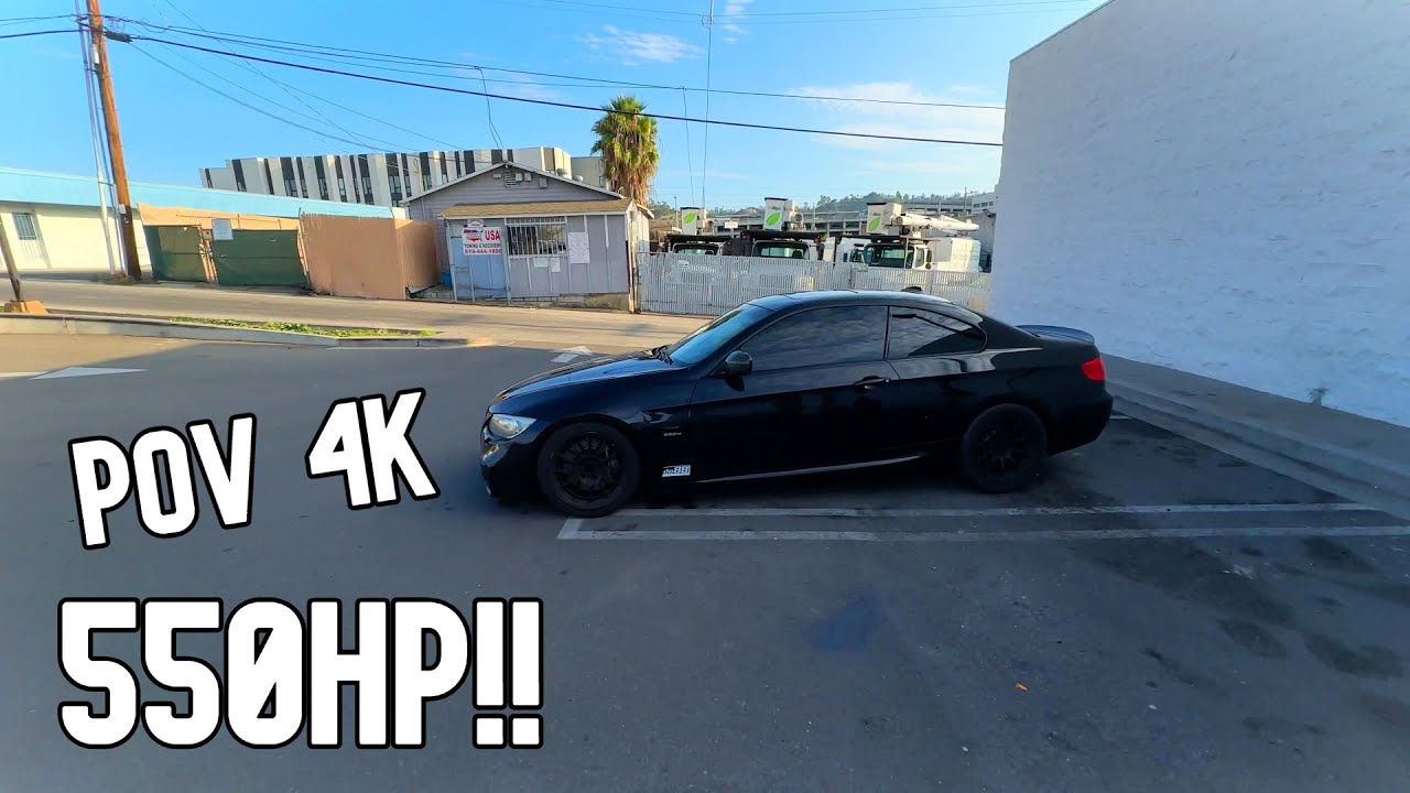 550hp Single Turbo 335is POV (4k)