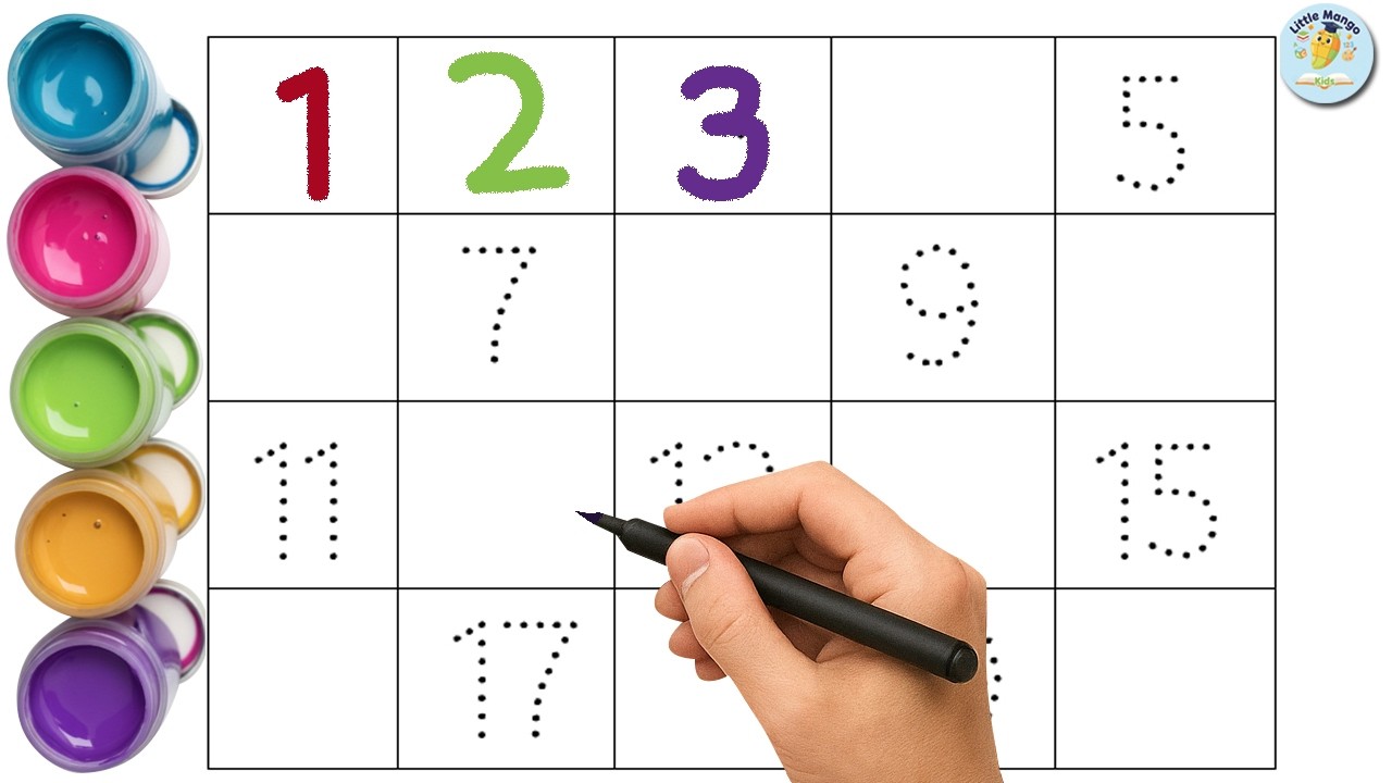 Learn Numbers 1 to 20 for Kids | Fun Counting and Number Learning Video | Little Mango Kids