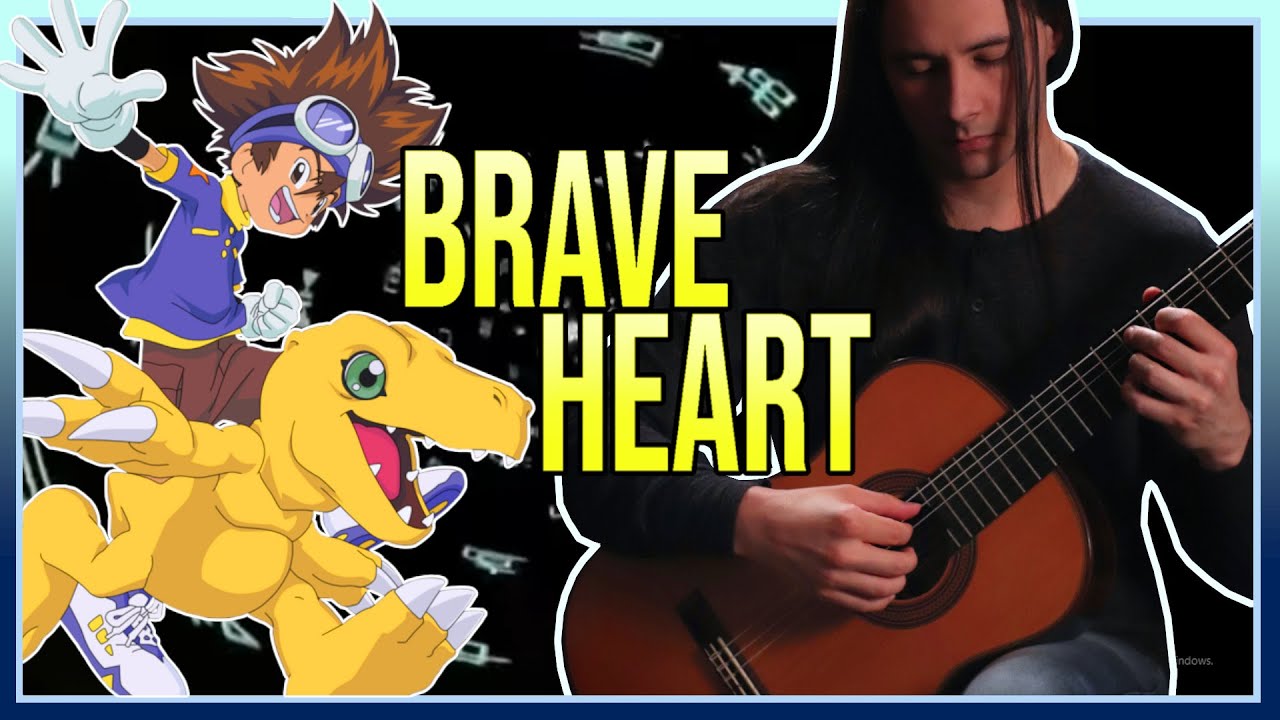 『 Digimon Adventure OST 』 Brave Heart Fingerstyle Guitar Cover
