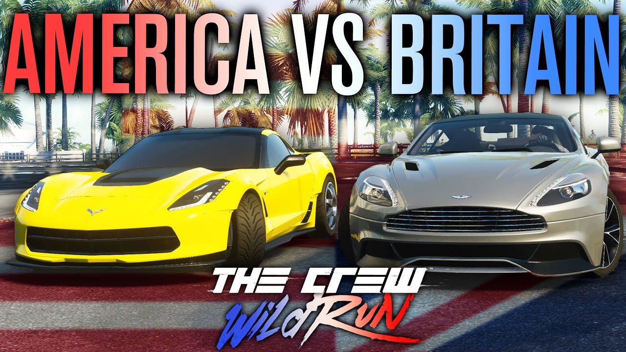 AMERICA VS BRITAIN! | The Crew Wild Run w/ The Nobeds