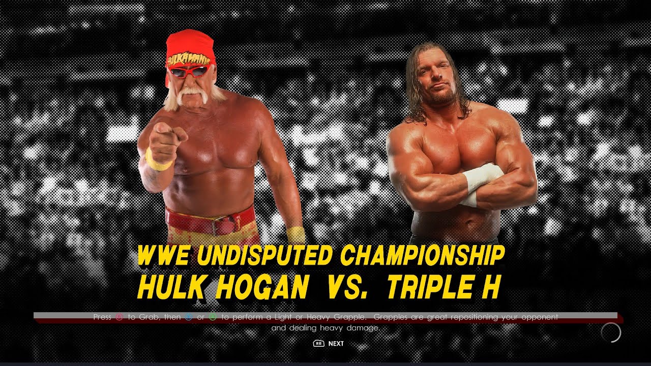 WWE2K22 | Backlash 2002 | Hollywood Hulk Hogan vs Triple H | Undisputed Championship |