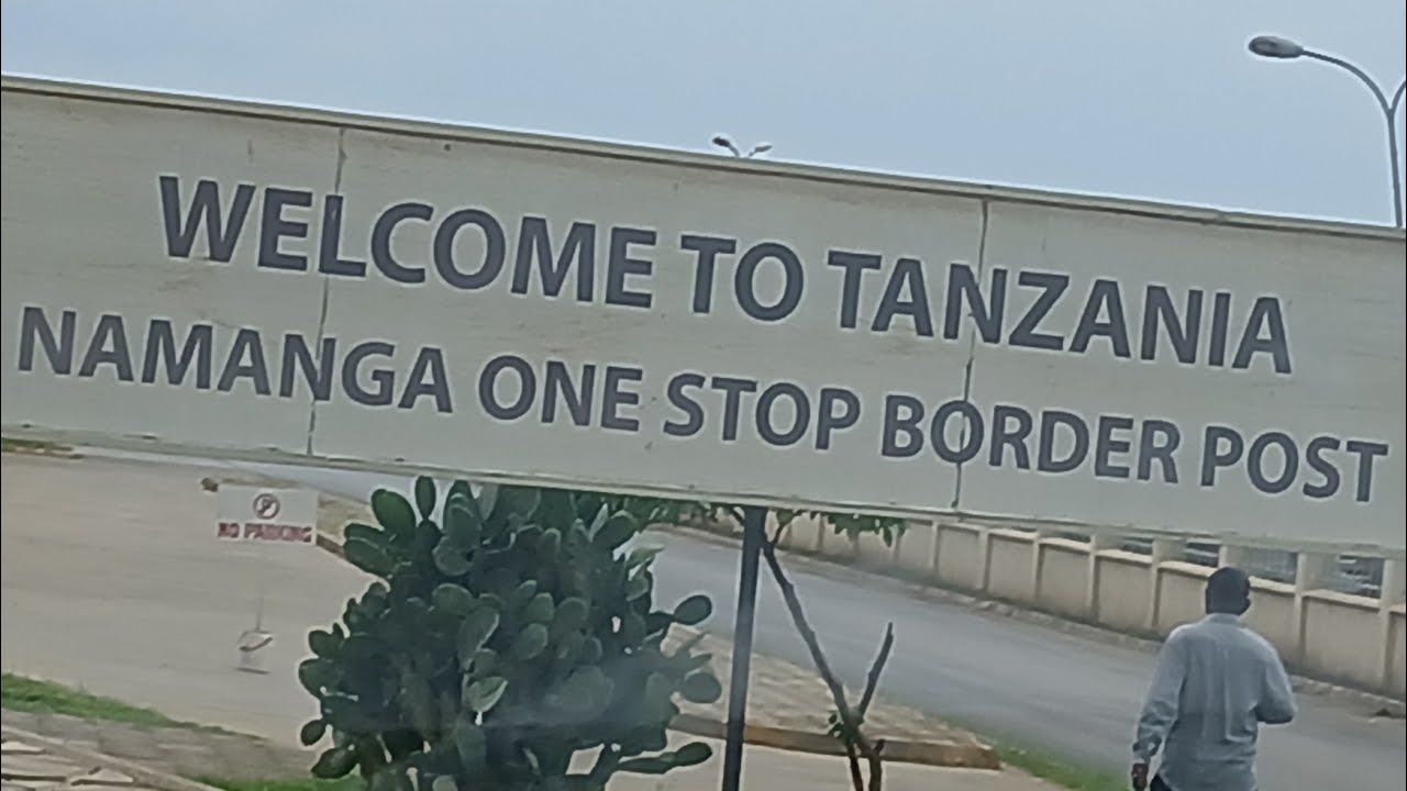 DRIVING TO THE BORDER BETWEEN KENYA AND TANZANIA  ON  A HEAVY RAINY DAY