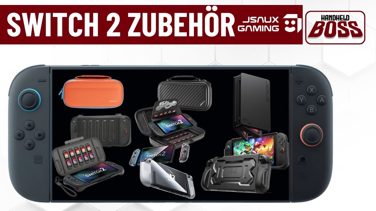 Nintendo Switch 2 - Zubehör von JSAUX im Überblick - Taschen, Cases & vieles mehr!