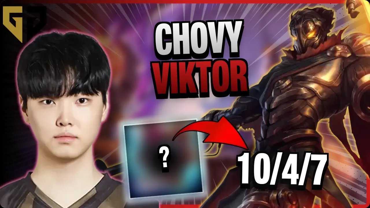 GEN Chovy MIDDLE Viktor vs Sion | 15.6