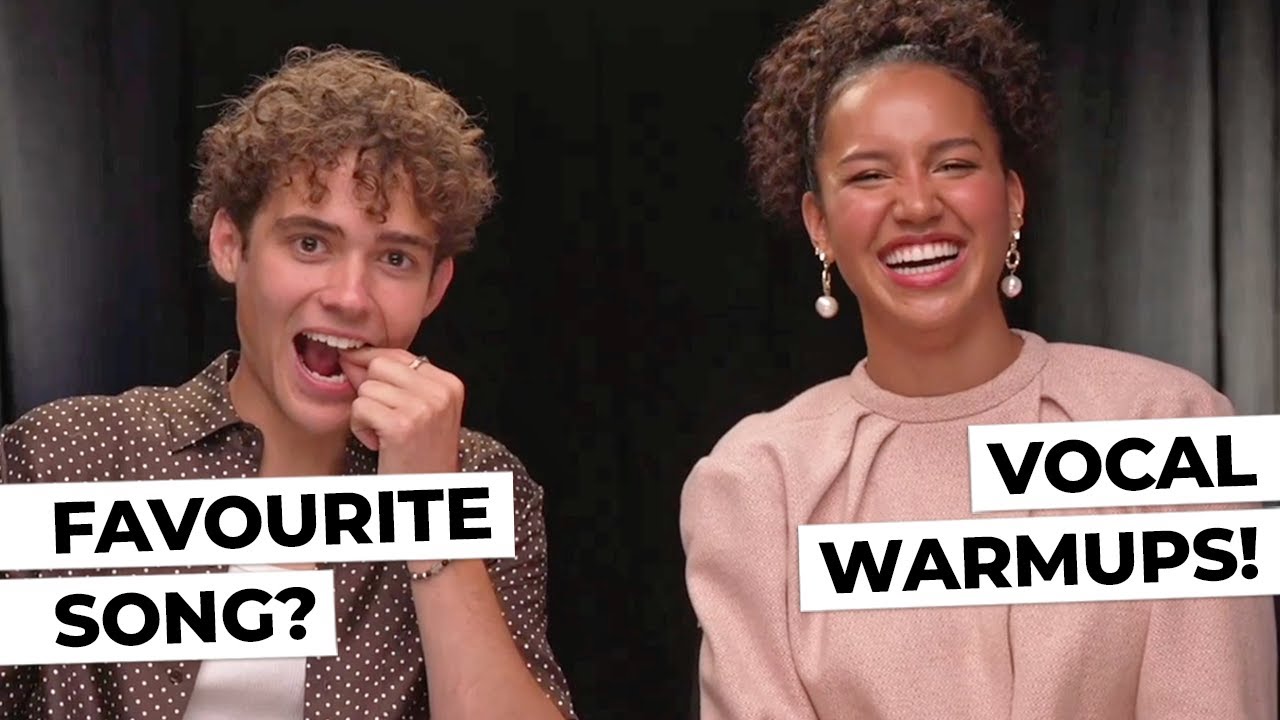 Joshua Bassett’s favourite vocal warm-up has Sofia Wylie cracking up | CBC Kids News