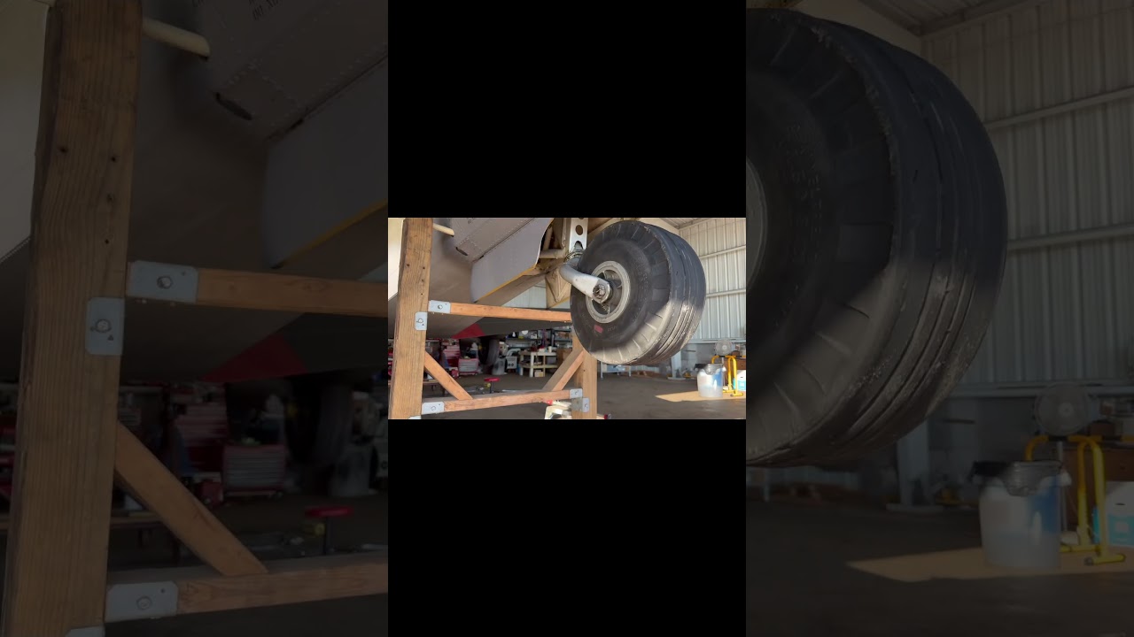 Gear Swing on a Beech 18&hellip;#aviation #warbirds #beech18