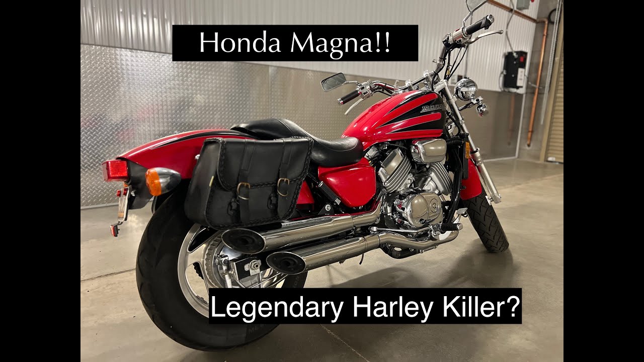 Обзор и поездка на Honda Magna 750 1997 года!! Легендарная классика!!