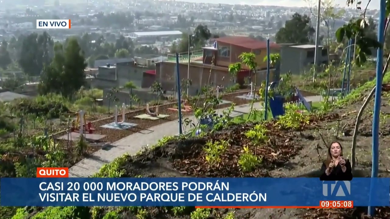 La Epmmop inaugurará un nuevo parque en Calderón que beneficiaría a 20 mil quiteños