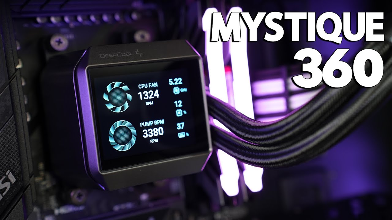DEEPCOOL MYSTIQUE 360 - Benchmarks, Tutorial, Review!