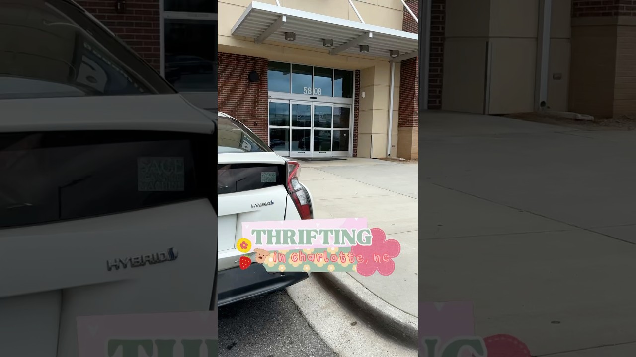 come thrifting with me in CLT #thrifting #goodwill #vintage #charlottenc #thrift #thriftwithme
