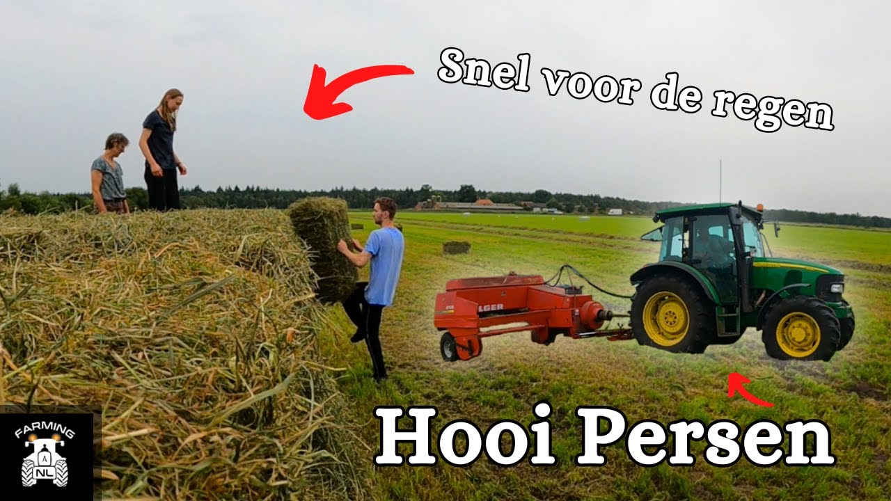 Beetje Hobbyen - Hooi pakjes Persen en Stapelen