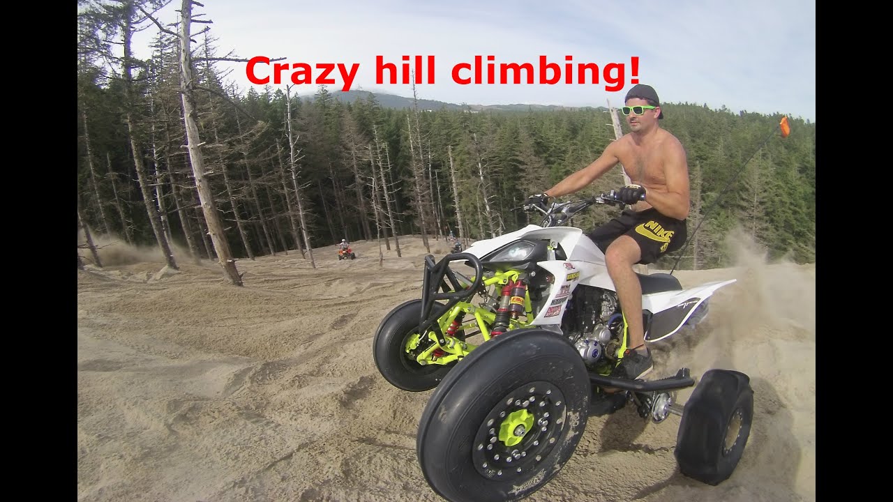 Crazy Quad Hill Climbing At Sand lake, Oregon!