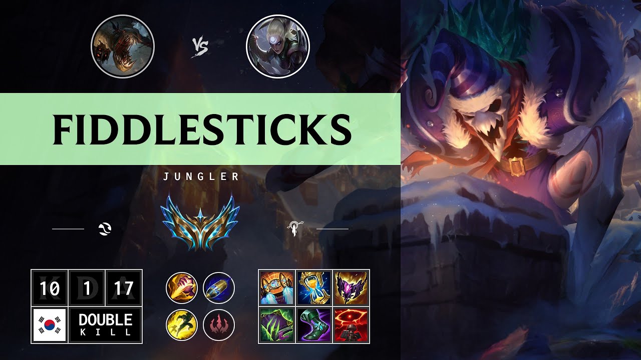 Fiddlesticks Jungle vs Diana - KR Challenger Patch 14.13