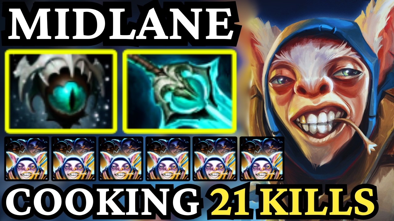 🔥 MEEPO Mid God Mode — 21 Kill Micro Domination! 🔥 Dota 2 Gameplay