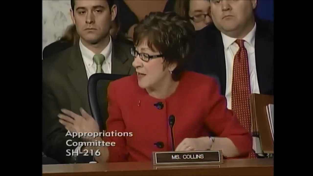 Senator Collins Calls for Immediate Action on Sequester