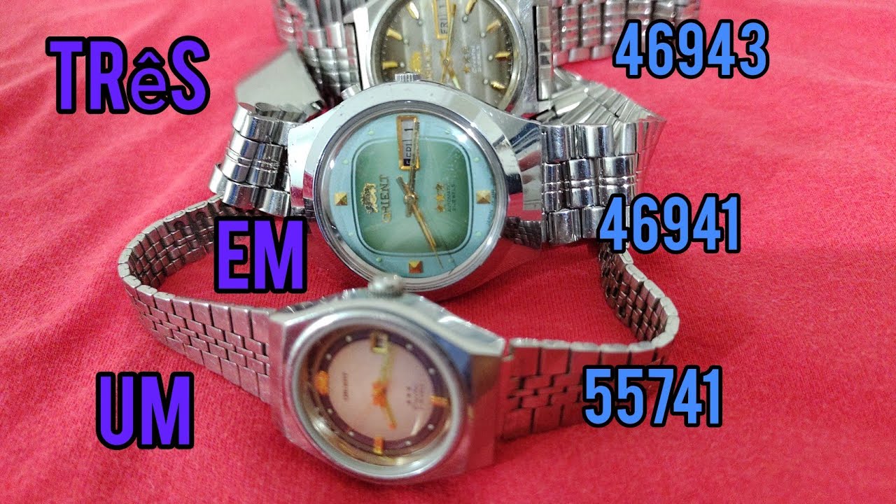 TRÊS EM UM - ORIENT  MASCULINOS 46941// 46943 // FEMININO 55741