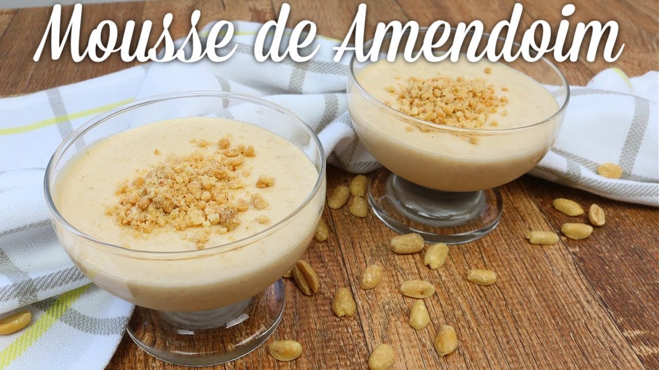 MOUSSE DE AMENDOIM LOW CARB (APENAS 4 INGREDIENTES!) | Menu de Nutri