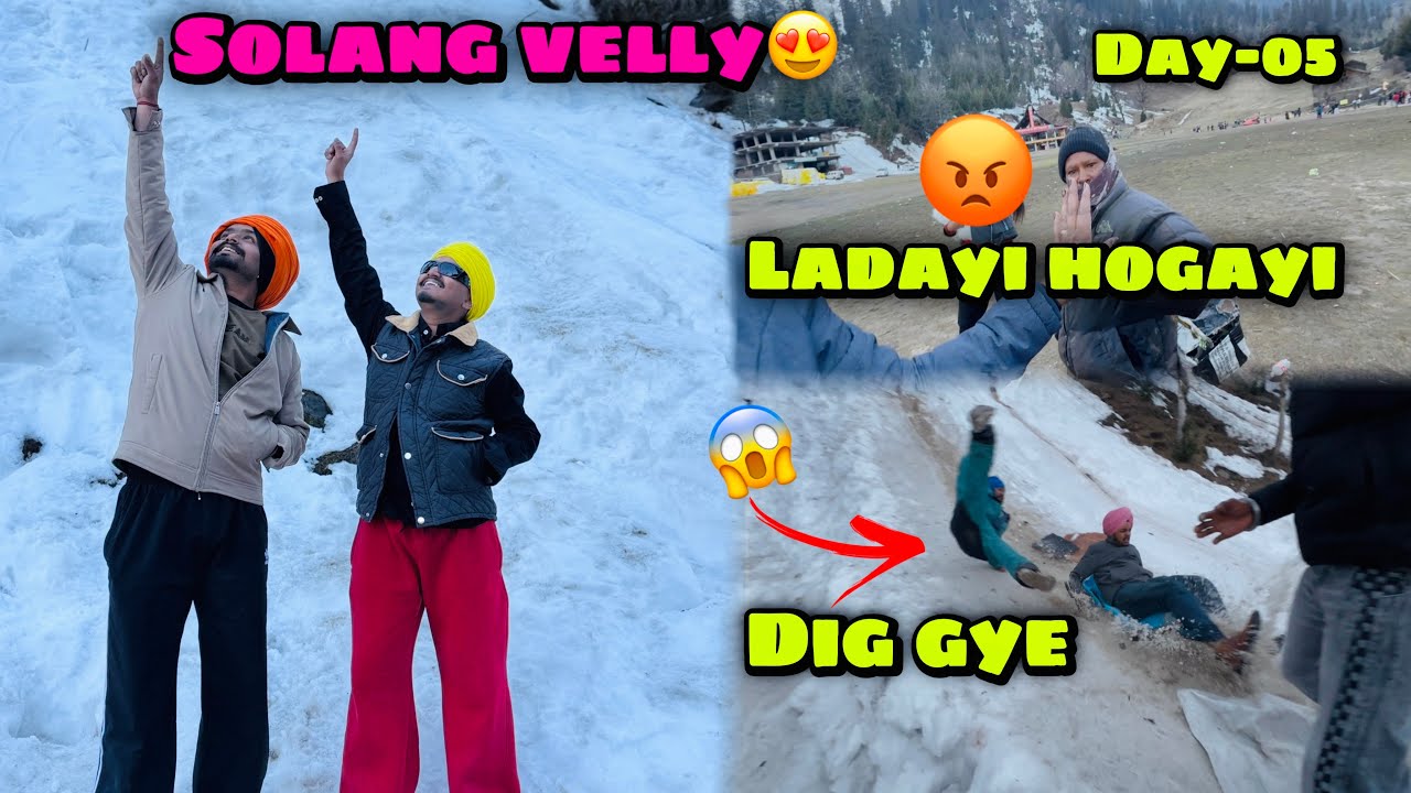 Manikaran Sahib to Manali,Solang Velly,Ik bnde nal hoi behans|Day-05 Fullinjoye#manali #solangvalley