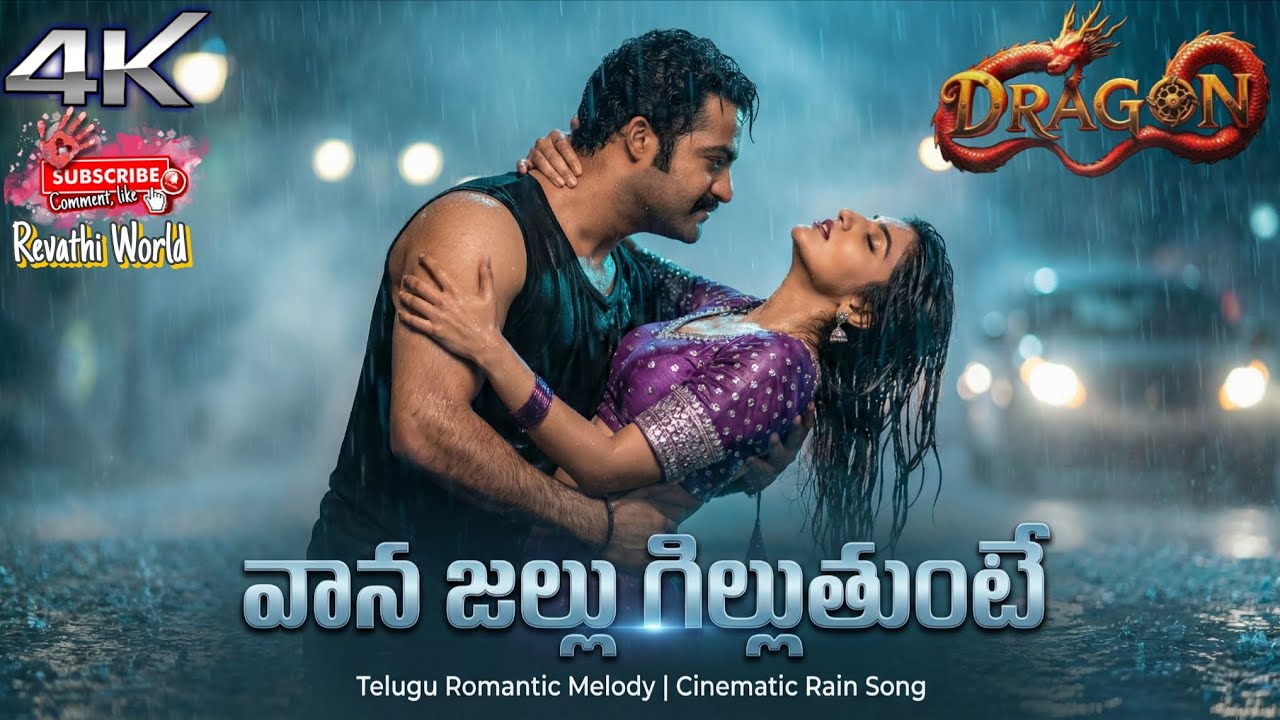 NTR Latest Telugu Song Dragon movie // Jr NTR ❤️ Sreeleela Love song // Dragon // NTR  // Sreeleela 