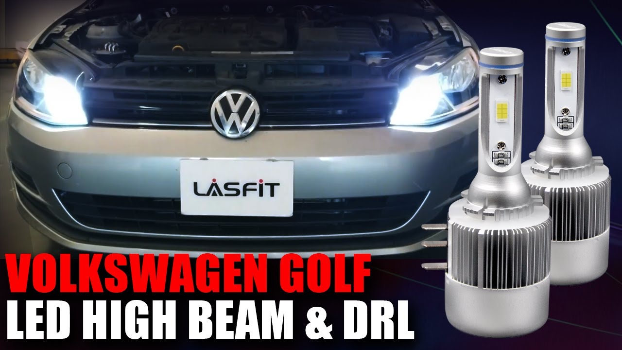 2015 Volkswagen Golf High beam Daytime Running Light DRL LED Replacement