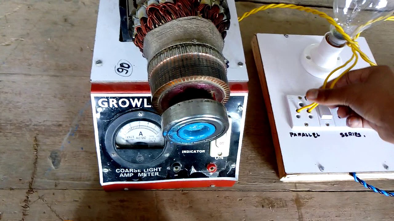 Armature short-circuit and open circuit test with the help of growler (in hindi)