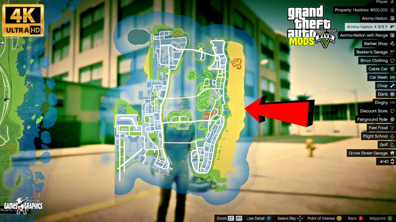 Как установить карту радара Vice Cry/Vice City Atlas (2022) для GTA 5 MODS