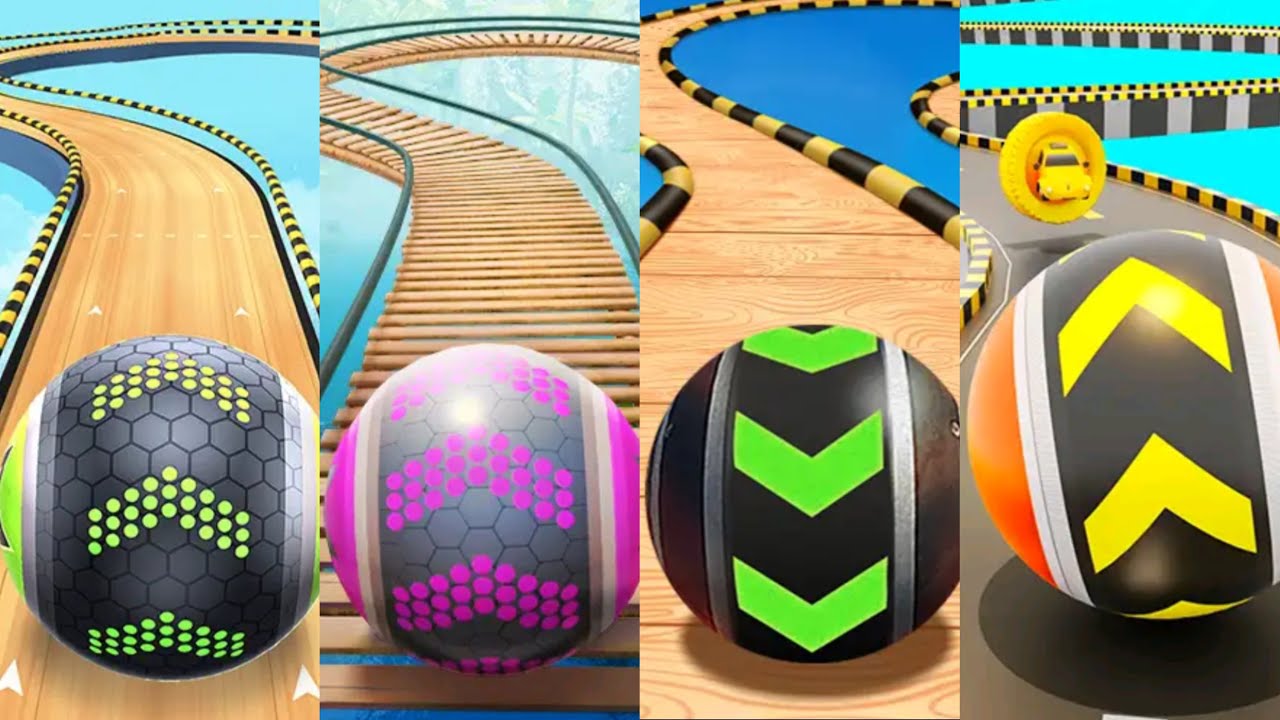 Going Balls - SpeedRun Challenge VS Rollance Balls,Rolling Balls, City Ball Run Walkthrough 731