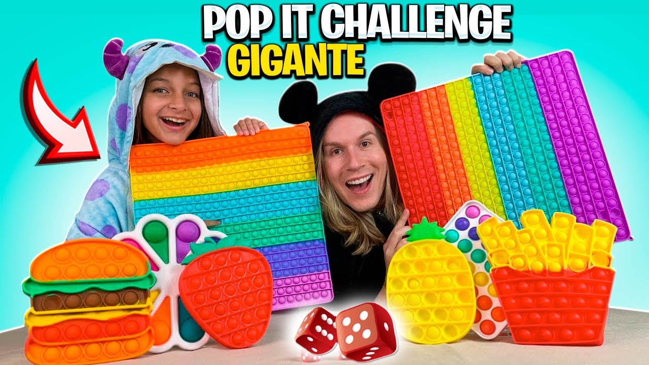 POP IT CHALLENGE GIGANTE | Tio Lucas e Laila Show