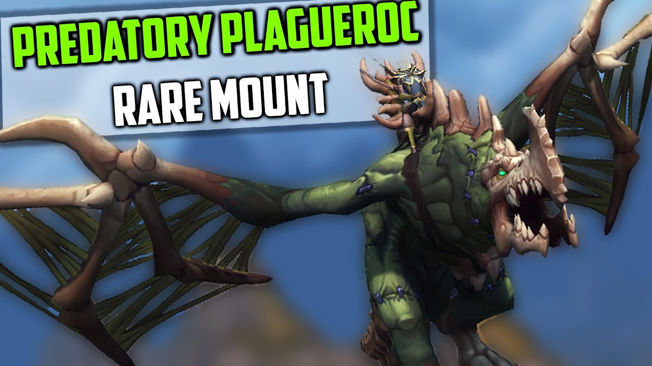 Predatory Plagueroc Rare Mount Guide - Shadowlands WoW - Gieger