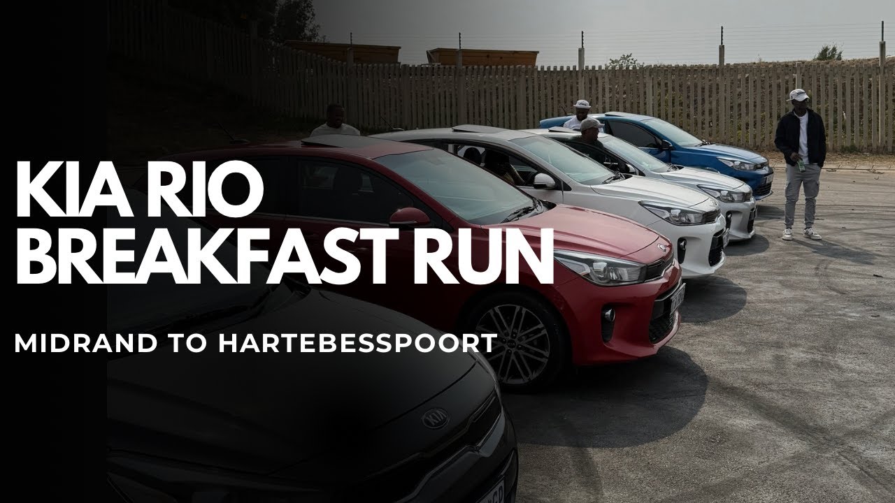 Kia Rio Breakfast Run from Midrand To Harties | Braai | Stance | Exploring Hartebeespoort |