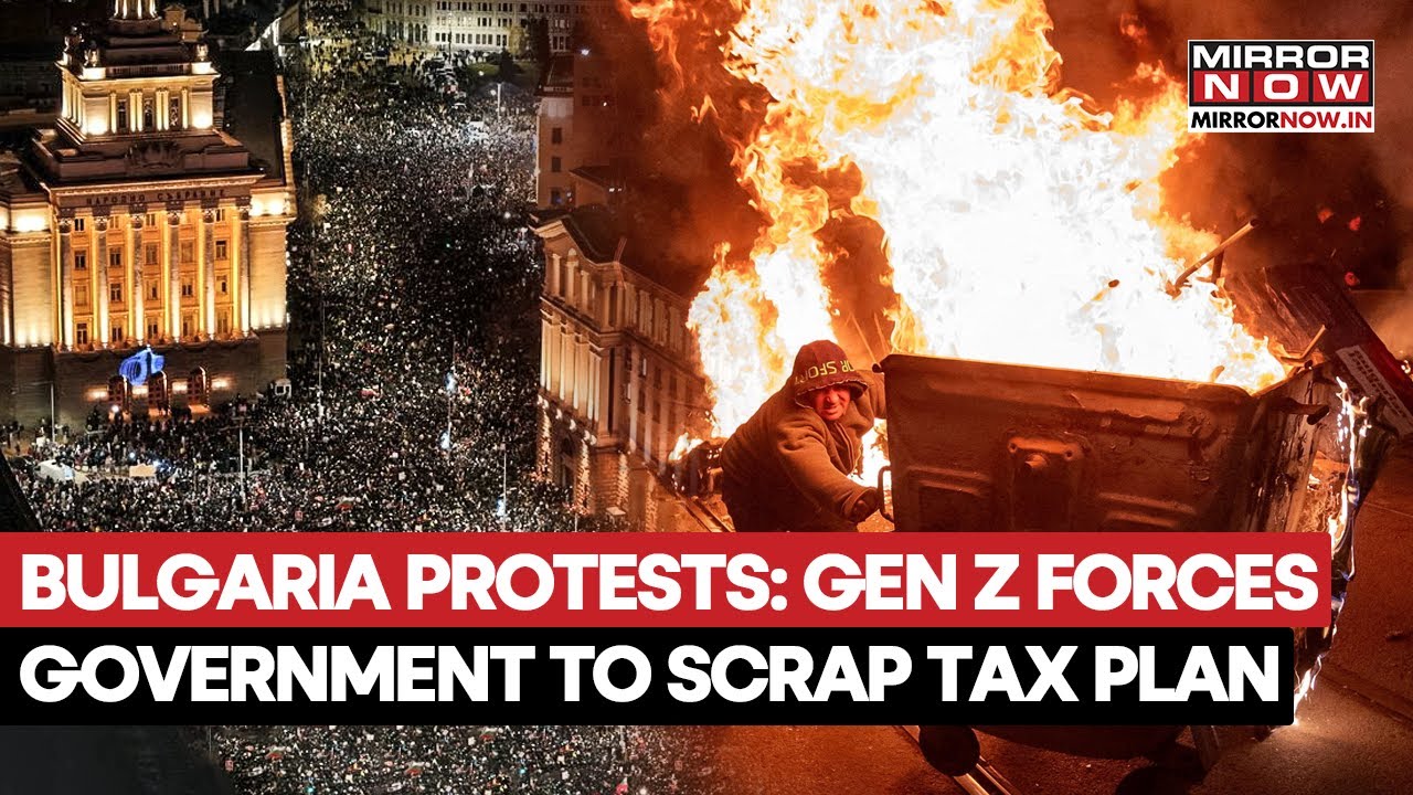 Bulgaria: Deadly Gen Z Protest Forces Government To Scrap 2026 Tax Plans | Watch