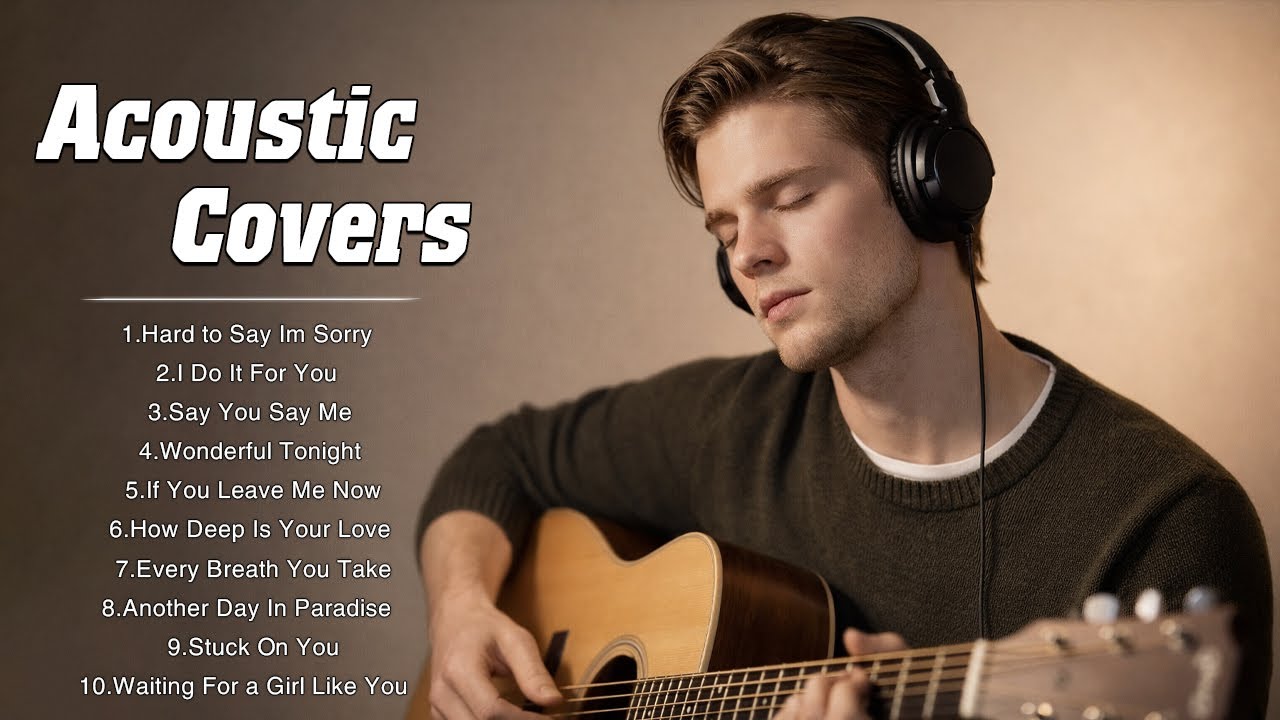 Beautiful 70s 80s 90s Soft Rock Acoustic Covers - Greatest Love Songs Playlist
